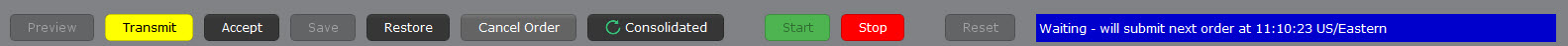 The buttons at the bottom toolbar conditions area in the algo in TWS. 
